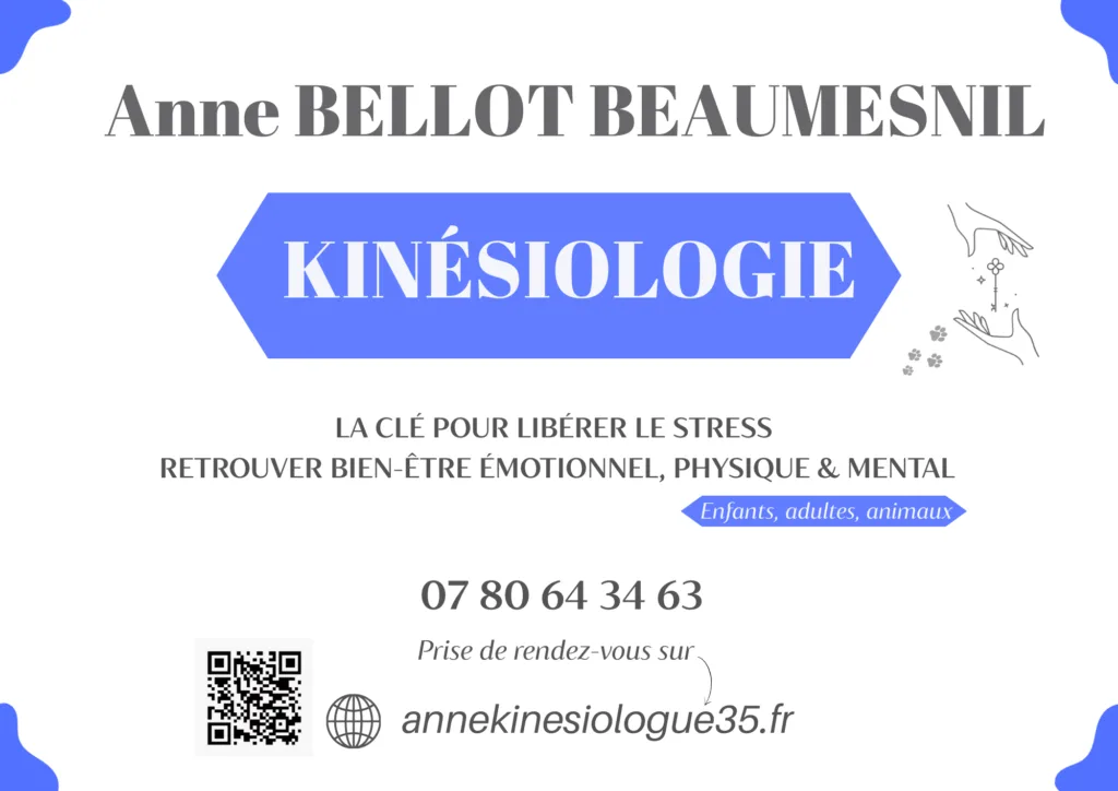 Anne Bellot Beaumesnil kinésiologue